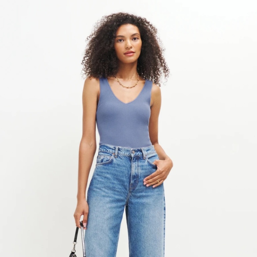 Reformation Ran Cotton Sweater Tank - Picture 4 of 6
